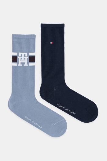 Ponožky Tommy Hilfiger 2-pak modrá farba, 701236320