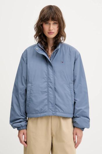 Bunda Tommy Jeans prechodná, oversize, DW0DW21436