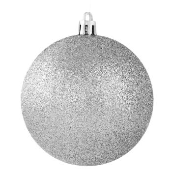 ArtFir Vianočná dekorácia GUĽA 16A | strieborná 8 cm