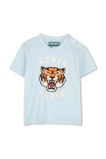 Detské bavlnené tričko Kenzo Kids s potlačou, K60977