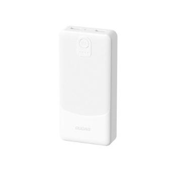 Dudao K10 Power Bank 10000mAh 2x USB / USB-C 2.4A 12W, biely