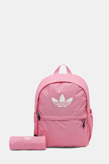 Ruksak adidas Originals dámsky, ružová farba, veľký, s potlačou, JW0313