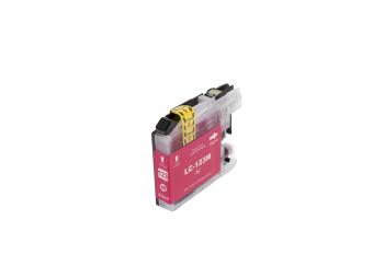 Kompatibilná atramentová náplň LC121M, LC123M, 10ml listov pre tlačiarne Brother (BULK), purpurová