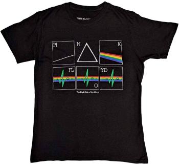 Pink Floyd Tričko Prism Heart Beat Unisex Black S