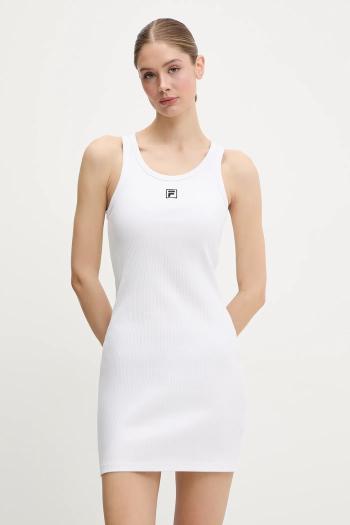 Šaty Fila Linkebeek biela farba, mini, priliehavé, FAW1004