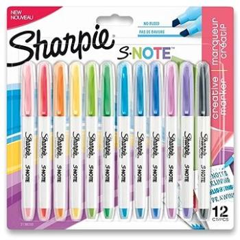SHARPIE S-Note, 12 farieb (3026981382338)