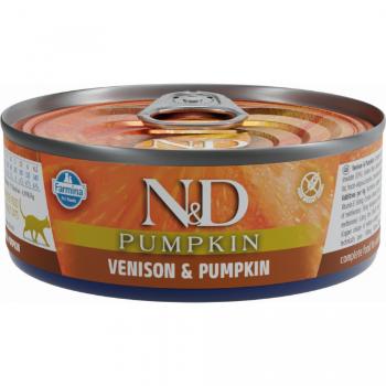 Konzerva N&D Cat Pumpkin Venison 70g