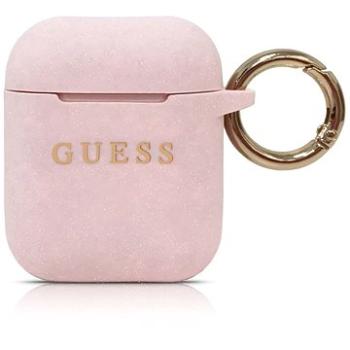 Guess Silikónový Kryt pre Airpods Pink (3700740463802)