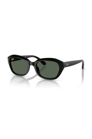 Detské slnečné okuliare Ray-Ban čierna farba, 0RJ9081S