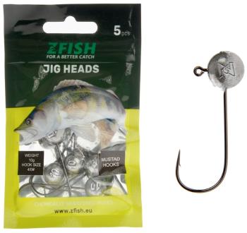 Zfish jigová hlava jig head simply 5 ks - 5 g háčik 2/0