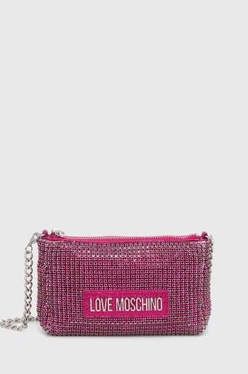 Kabelka Love Moschino ružová farba, JC4046PP1LLP100A