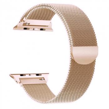 BStrap Milanese remienok na Apple Watch 42/44/45mm, Champagne (SAP004C12)