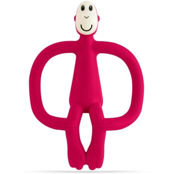 Matchstick Monkey Teething Toy and Gel Applicator hryzadielko s kefkou 2 v 1 Ruby 1 ks