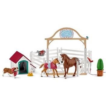 Schleich Hostujúce kone Hannah so sučkou Ruby 42458 (4059433574295)