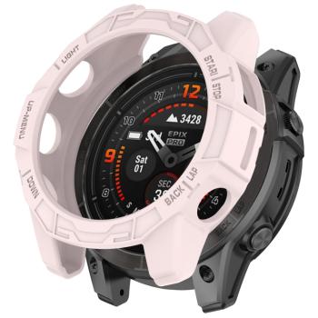 TPU HALF COVER Kryt pre Garmin Epix Pro 47mm / Epix Pro Gen2 47mm svetloružový