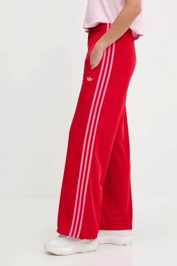 Tepláky adidas Originals Firebird červená farba, vzorované, JW1225