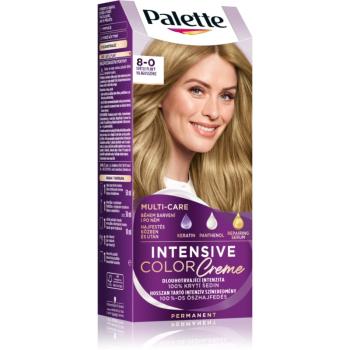 Schwarzkopf Palette Intensive Color Creme permanentná farba na vlasy odtieň 8-0 N7 Light Blonde 1 ks