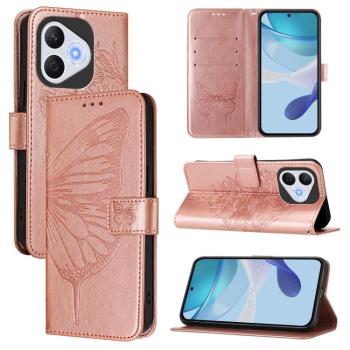 ART BUTTERFLY Peňaženkový obal pre Honor 400 Lite 5G ružový
