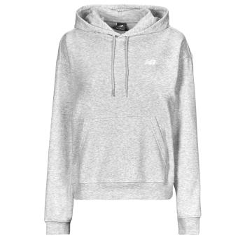 New Balance  FRENCH TERRY SMALL LOGO HOODIE  Mikiny Šedá