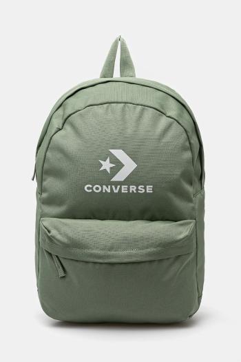 Ruksak Converse zelená farba, veľký, s potlačou, 10025485-A18