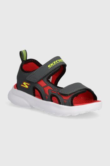 Skechers gyerek szandál RAZOR SPLASH szürke