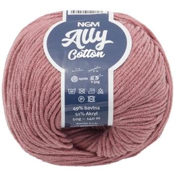 Ally cotton 50 g – 024 staroružová (6807)