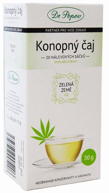 DR.POPOV CBD Konopný čaj porcovaný 30 g