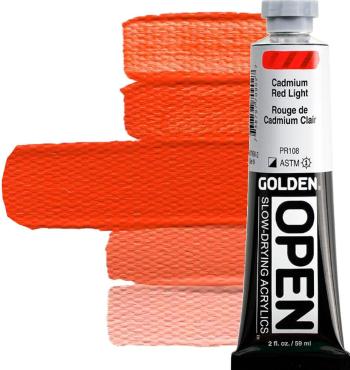 Golden Artist Colors Open Akrylová farba Cadmium Red Light 59 ml 1 ks