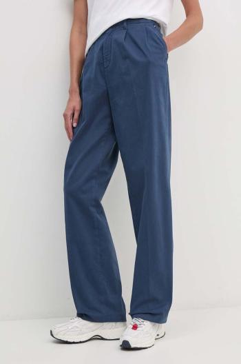 Nohavice Tommy Hilfiger dámske, rovné, stredne vysoký pás, WW0WW42233