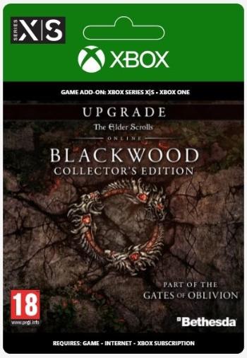 Videójáték kiegészítő The Elder Scrolls Online Blackwood Collectors Edition Upgrade - Xbox Digital