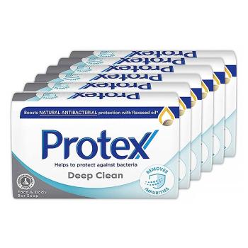 PROTEX Deep Clean Tuhé mydlo s prirodzenou antibakteriálnou ochranou 6 x 90 g