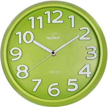 Bentime Nástěnné hodiny s plynulým chodem H43-SW8315GR