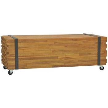 SHUMEE Konferenčný stolík 110 × 45 × 38 cm masívne tíkové drevo, 326172