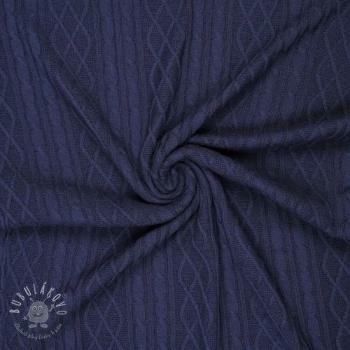 Svetrovina Jacquard CHAIN navy