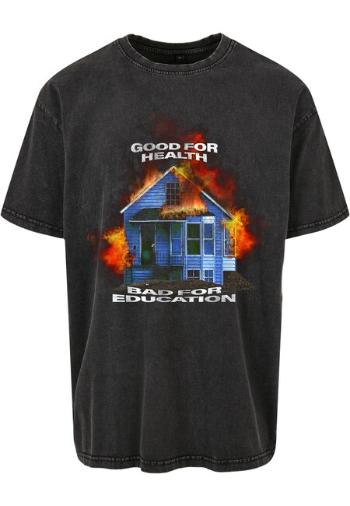 Mr. Tee Good For Health Oversize Tee black acid washed - XXL