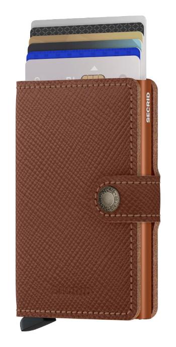 Secrid Miniwallet Saffiano Caramel