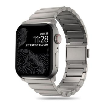 Tech-Protect Steel remienok na Apple Watch 42/44/45/49mm, titanium