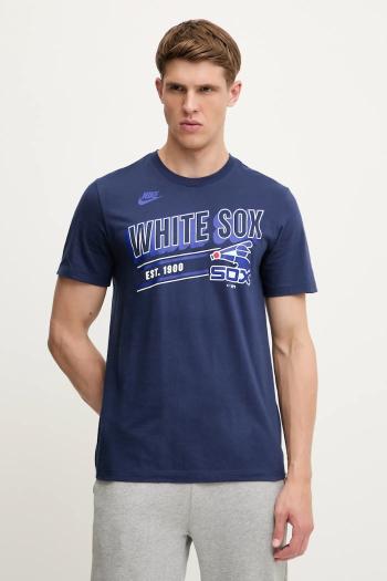 Bavlnené tričko Nike Chicago White Sox 1976-85 pánske, tmavomodrá farba, s potlačou, N199-44B-CWS-CUE