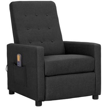 Shumee zdvíhacie polohovacie tmavo sivé textil, 3093366