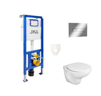 Cenovo zvýhodnený závesný WC set Jika do ľahkých stien / predstenová montáž + WC Fayans Neo SIKOJSJ2