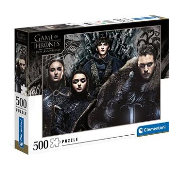 Clementoni Puzzle Hra o Tróny: Rod Starkov 500 dielikov (8005125350919)