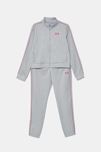 Detská tepláková súprava Under Armour Icon Knit Crop Tracksuit šedá farba, 1386528