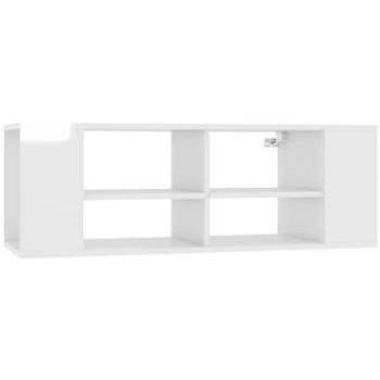 SHUMEE nástenná biela vysoký lesk 102 × 35 × 35 cm (806244)