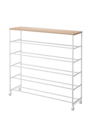 Stojan na topánky Yamazaki Tower 90,5 cm biela farba