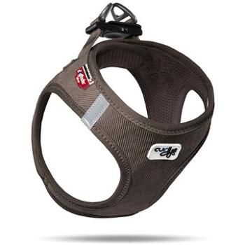 CURLI Postroj pre psy Manšestr Brown 2XS, 2 – 4 kg (7640144827618)