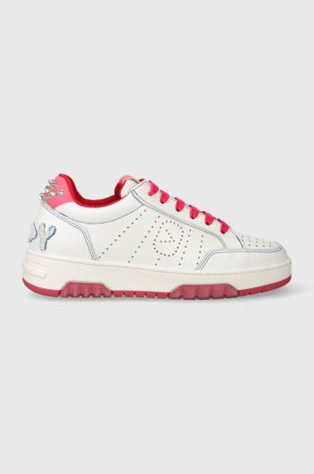 Off Play bőr sportcipő COMO fehér, COMO 1 WHITE FUXIA STUDS