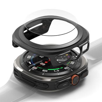 RINGKE SLIM Obal + ochranné sklo Samsung Galaxy Watch Ultra 47mm TITANIUM BLACK