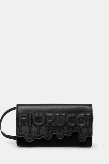 Kožená kabelka Fiorucci Melted Bag čierna farba, U01FPABA208LE01BK01