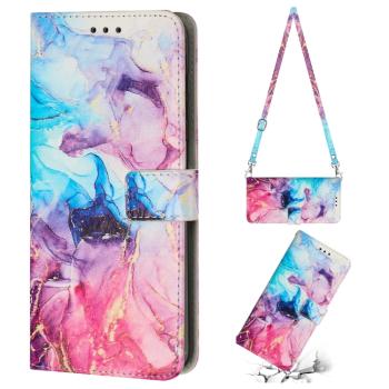 ART MARBLE Peňaženkový kryt s remienkom Infinix Hot 11S BLUE PURPLE