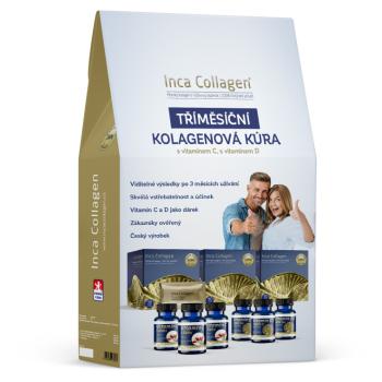 INCA COLLAGEN Trojmesačná kolagénová kúra 3 x 30 sáčkov + DARČEK zadarmo vitamín C a vitamín D